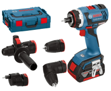 Дрель-шуруповерт Bosch GSR 18 V-EC FC2 + насадки