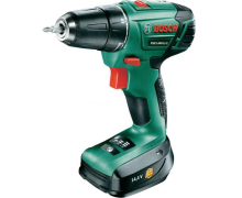 Дрель-шуруповерт Bosch PSR 1440 LI-2 (2 акк.) + биты в подарок
