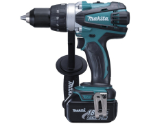 Дрель-шуруповерт Makita DDF458RFJ + биты в подарок