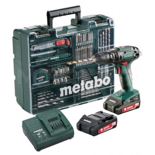 Ударная дрель-шуруповерт Metabo SB 18 Mobile Workshop 74 шт, фото 1, цена
