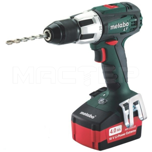 Ударная дрель шуруповерт Metabo SB 18 LT (4.0 Ач) + биты в подарок, фото 1, цена