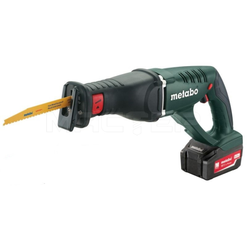 Аккумуляторная ножовка (сабельная пила) Metabo ASE 18 LTX 5.2 Ач, фото 1, цена Аккумуляторная ножовка (сабельная пила) Metabo ASE 18 LTX 5.2 Ач, фото 1, цена