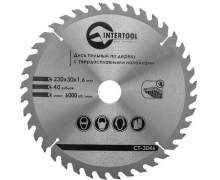 Диск пильный Intertool CT-3044