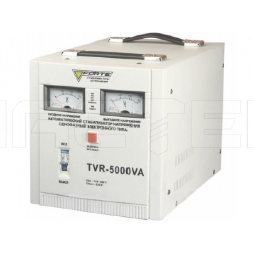 Релейный стабилизатор Forte TVR-5000VA, фото 1, цена Релейный стабилизатор Forte TVR-5000VA, фото 1, цена