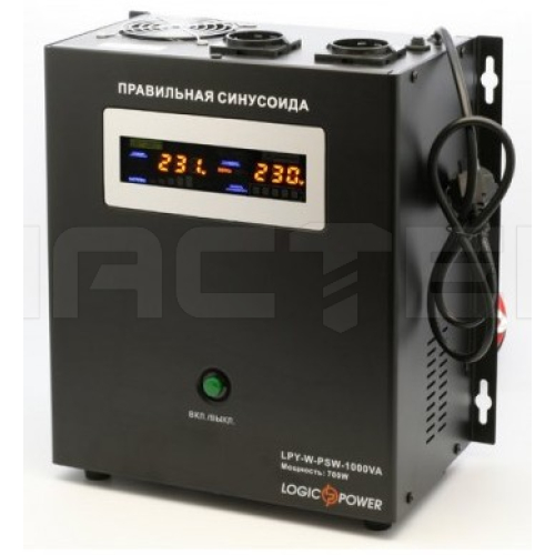 Источник бесперебойного питания LogicPower LPY-W-PSW-1000VA+, фото 1, цена