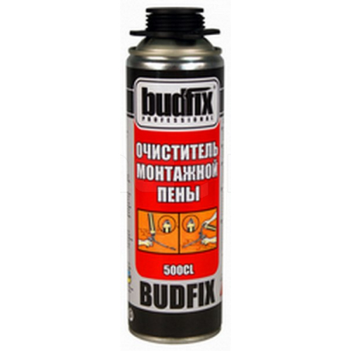 Очиститель монтажной пены Budfix 500CL Очиститель монтажной пены 450 мл, фото 1, цена Очиститель монтажной пены Budfix 500CL Очиститель монтажной пены 450 мл, фото 1, цена