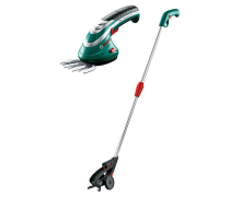 Аккумуляторные ножницы Bosch ISIO 3 для травы+телескопическая штанга