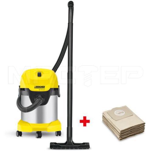 Бытовой пылесос Karcher MV 3 Premium + фильтр-мешки, фото 1, цена Бытовой пылесос Karcher MV 3 Premium + фильтр-мешки, фото 1, цена