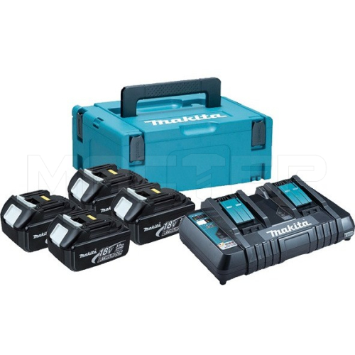 Набо аккумуляторов + зарядное устройство + кейс Makita Набор аккумуляторов LXT BL1830 18 В и зарядное устройство DC18RD, фото 1, цена Набо аккумуляторов + зарядное устройство + кейс Makita Набор аккумуляторов LXT BL1830 18 В и зарядное устройство DC18RD, фото 1, цена