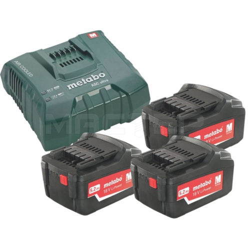 Аккумулятор + зарядное устройство Metabo 5.2 Ач, 18 В ASC Ultra, фото 1, цена Аккумулятор + зарядное устройство Metabo 5.2 Ач, 18 В ASC Ultra, фото 1, цена
