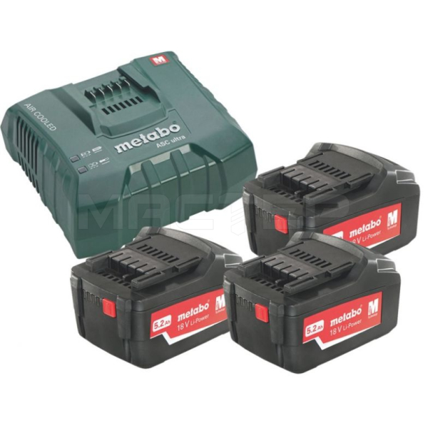 Metabo 5.2 Ач, 18 В ASC Ultra