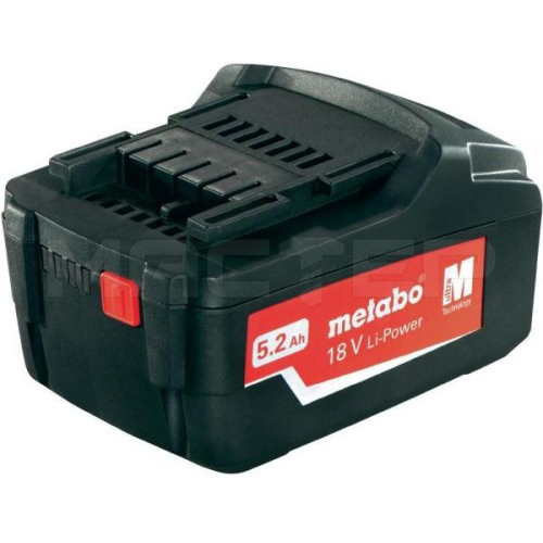 Аккумулятор Metabo Li-Power Extreme 18 V, 5.2 Ач, фото 1, цена Аккумулятор Metabo Li-Power Extreme 18 V, 5.2 Ач, фото 1, цена