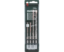 Бур по бетону Metabo SDS-Plus Pro 4, 4 предмета
